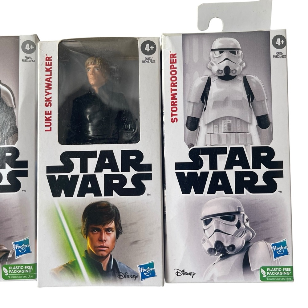 Disney Hasbro Star Wars action figure toys Luke Darth stormtrooper mandalorian - Picture 3 of 8